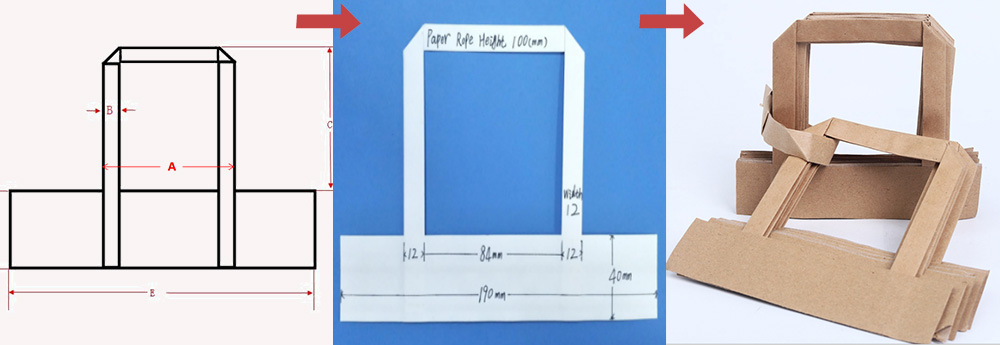 flat handle making pasting machine