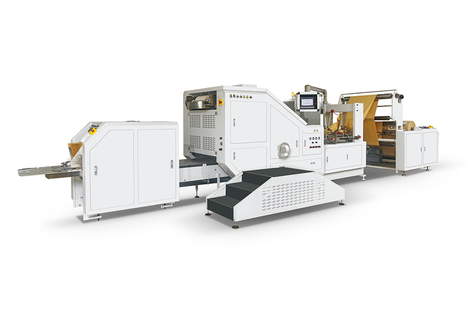 ROLL-FED SQUARE BOTTOM PAPER BAG MAKING MACHINE