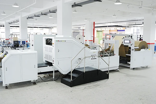 Roll-Fed Square Bottom Paper Bag Making Machine